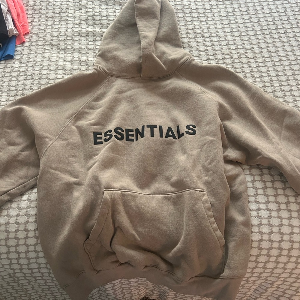 Essentials Tan Hoodie